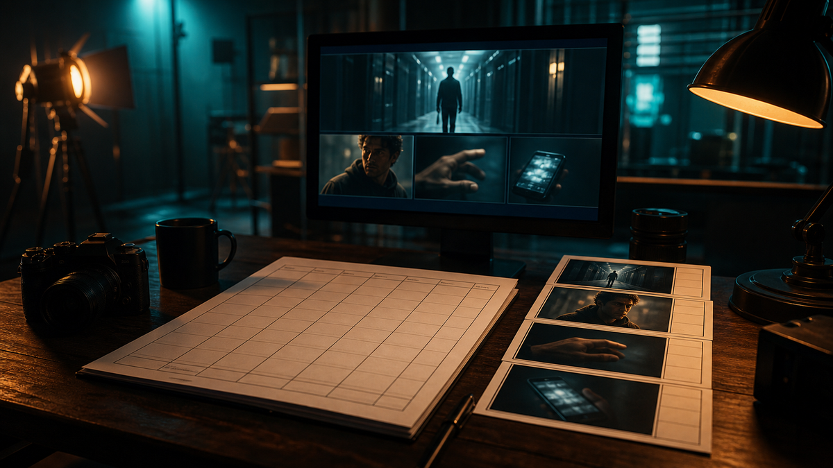 Shot list для AI-сериала: как разложить серию на планы до генерации